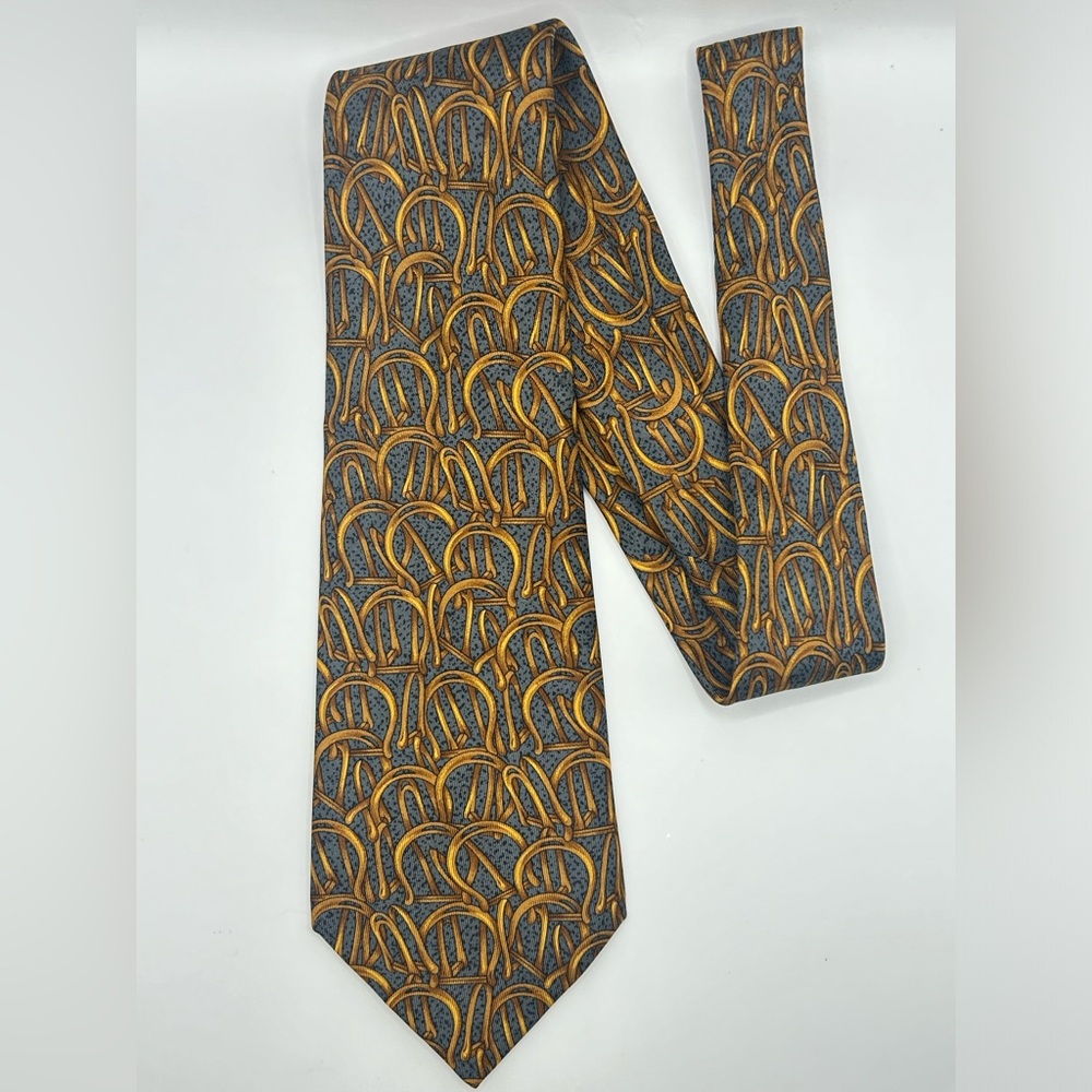Celine Paris Monogram Paisley Baroque Tie